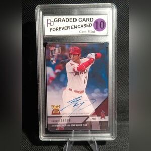 2018 NOW topps SHOHEI OHTANI Cup Blue rookie facsimile autograph RP*